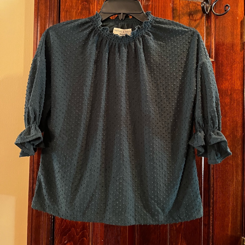 Green Madewell Blouse (NWT!)